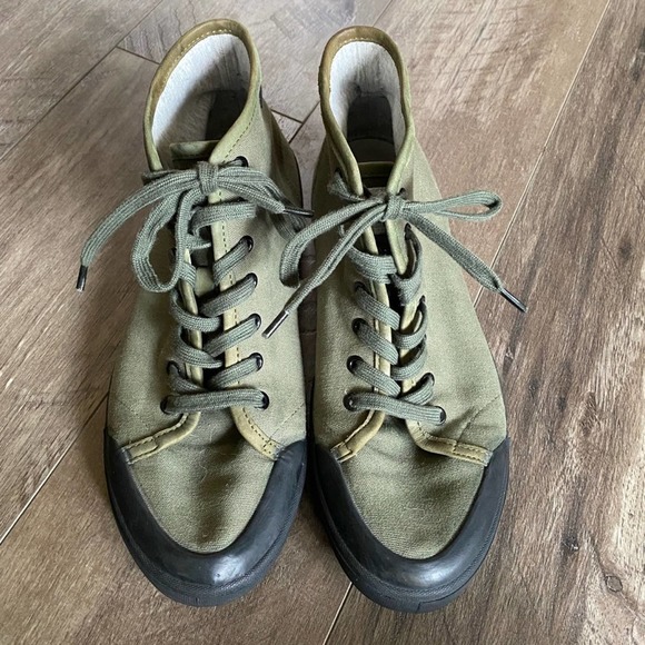 Rag & Bone Standard Issue High Top Sneaker olive green 43 - Picture 2 of 7
